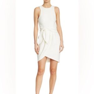 Cinq à Sept Cream Knot Detail Dress